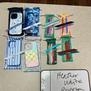 Loopy Case Set - Blue, Green, Pink, White